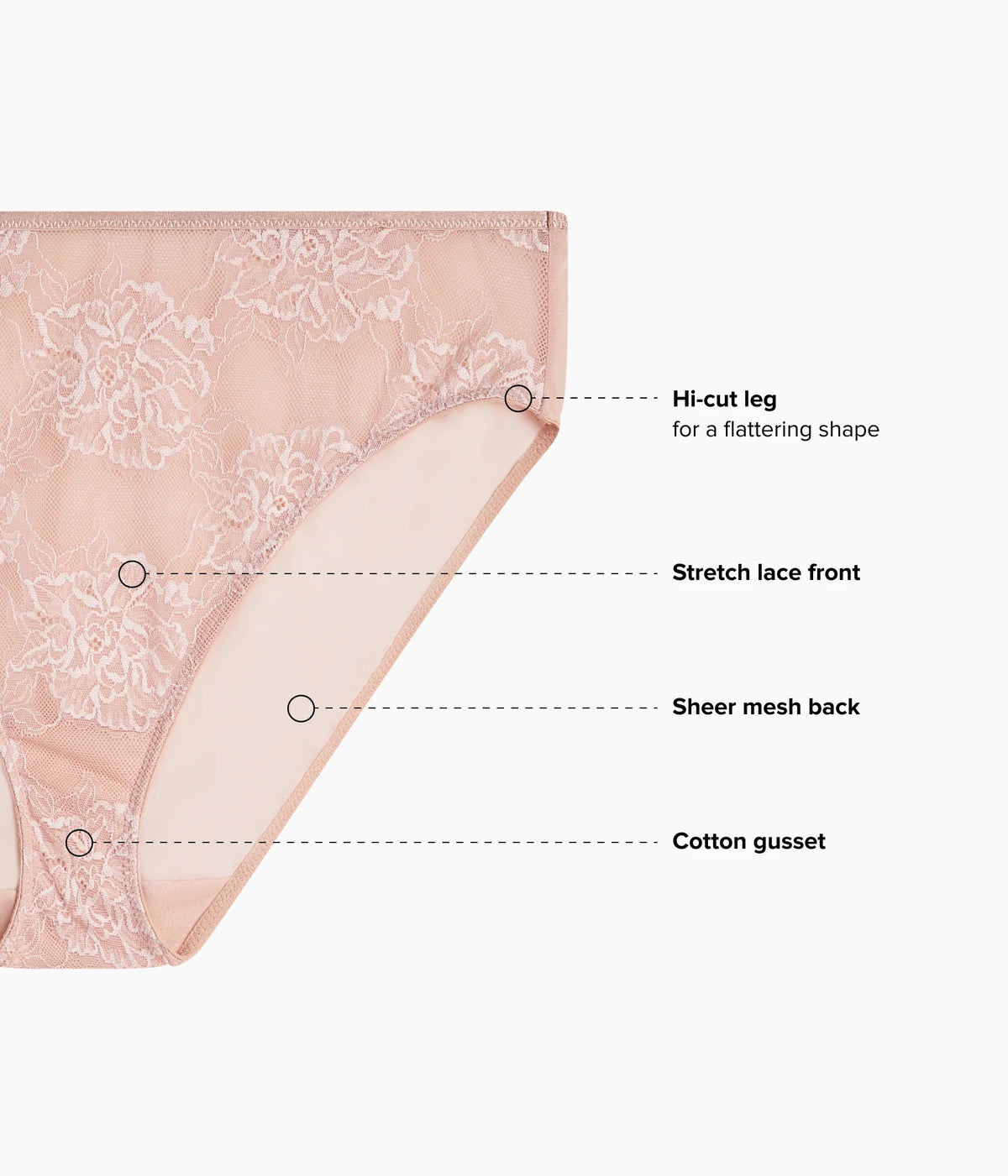 Full Bloom Hi-Cut: Rose Dust