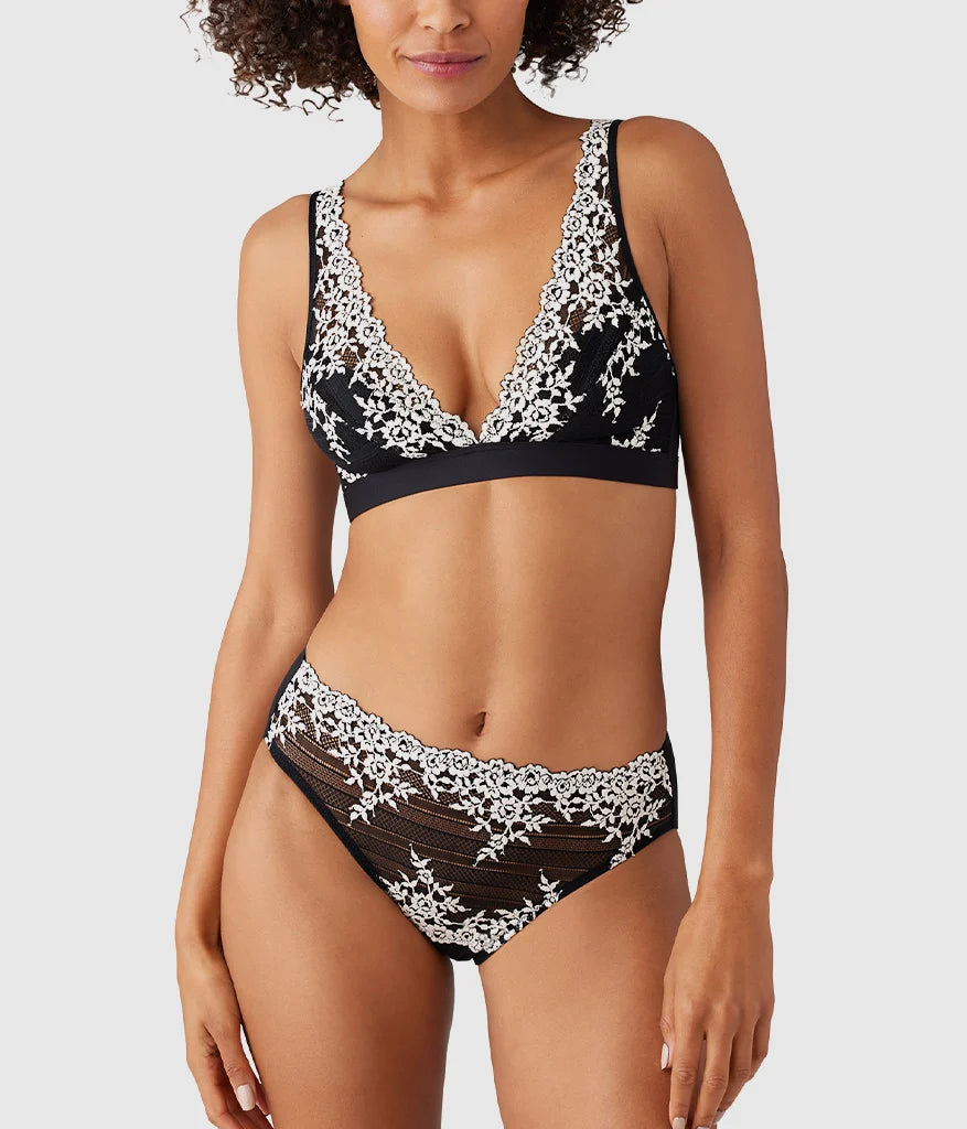 Embrace Lace® Wire Free Bralette: Black