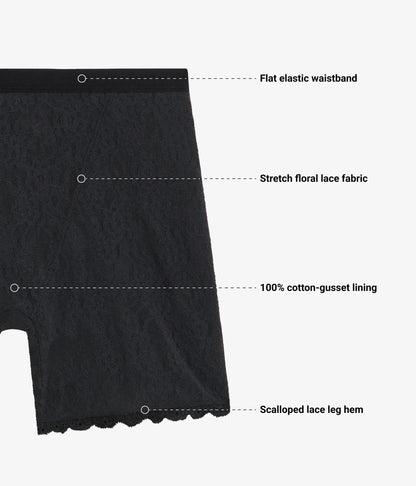 Effortlessly Lace Shorty: Night