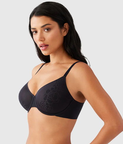 Confidence Boost™ Underwire Bra: Black
