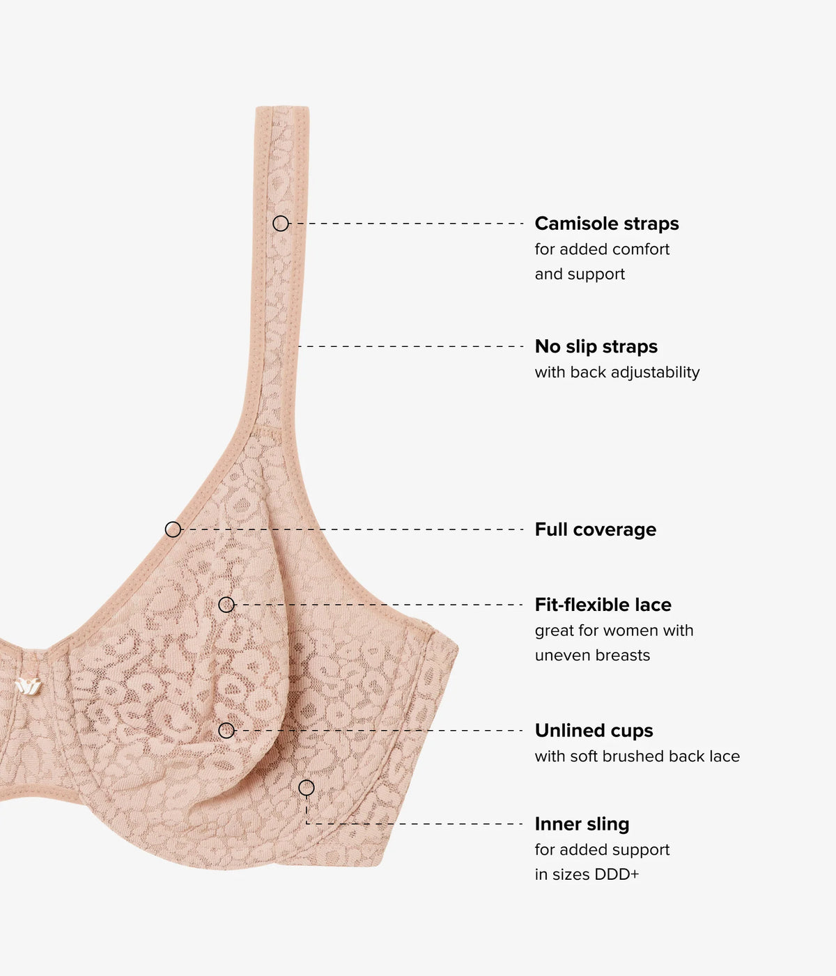High Bar™ Underwire Bra: Roebuck