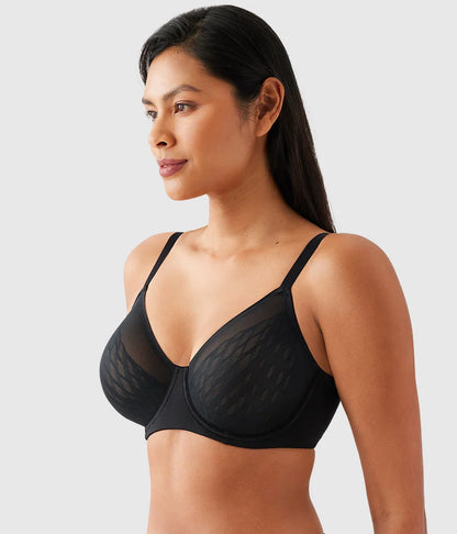 Elevated Allure Underwire Bra: Black