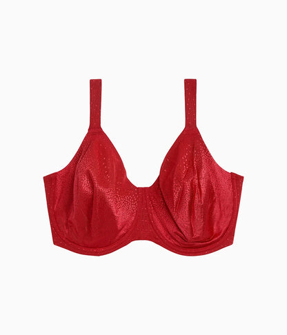 Back Appeal® H-K Cup Underwire Bra: Regina Red