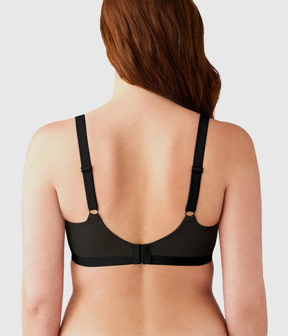 Shape Revelation® Shallow Top Underwire T-Shirt Bra: Black