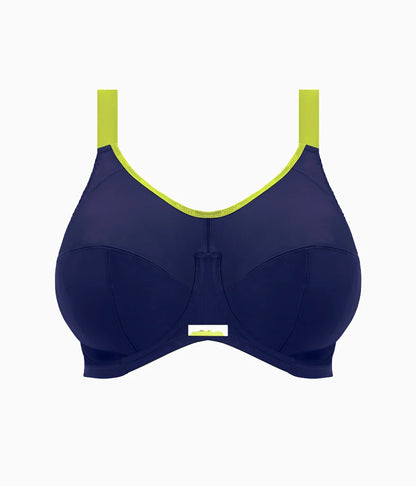 Energise Full Figure Underwire Sport Bra: Navy
