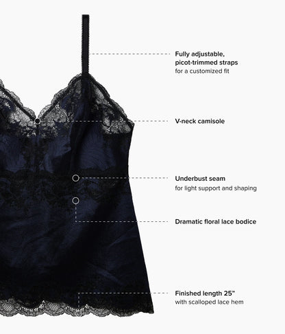 Modern Affair Cami: Night Sky/Black