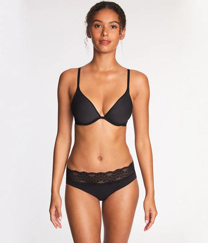 Full Transparency Plunge T-Shirt Bra: Night