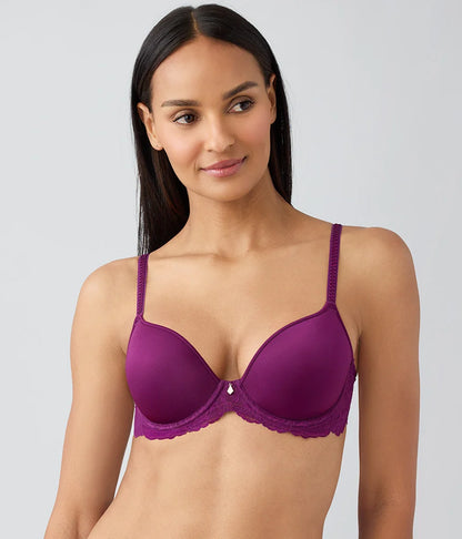 Vivid Attraction T-Shirt Bra: Dark Purple