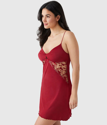 Dramatic Interlude Chemise: Deep Red