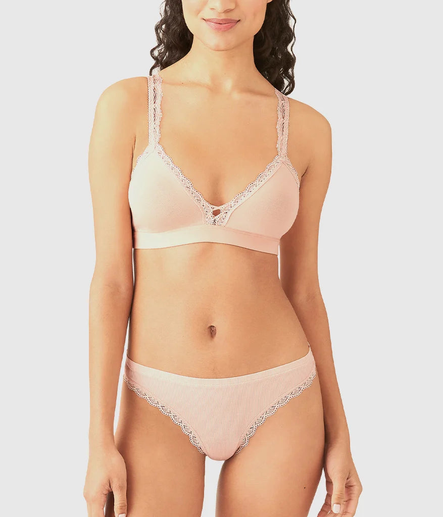 Innocence Bralette: Rose Smoke