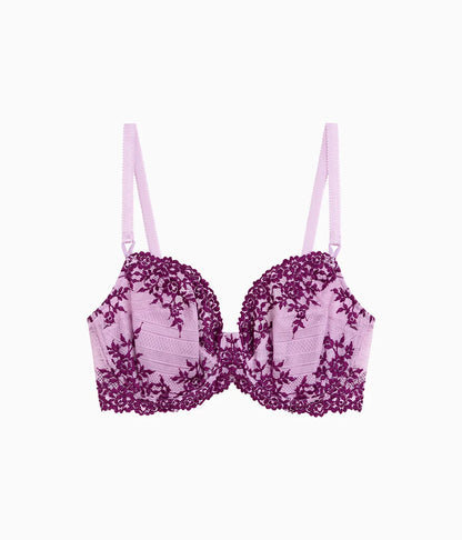 Embrace Lace® Underwire Bra: Lavender Sage/Dark Purple