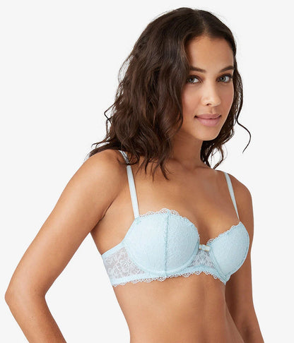 Lace Encounter Contour Bra: Saltwater Slide