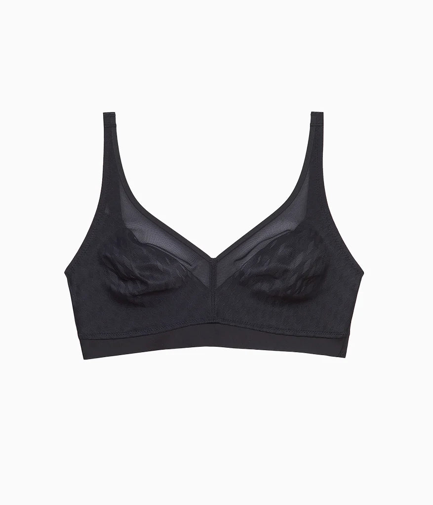 Elevated Allure Wire Free Bra: Black
