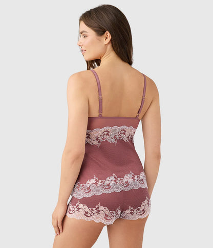 Modern Affair Cami: Rose Brown/Cradle Pink