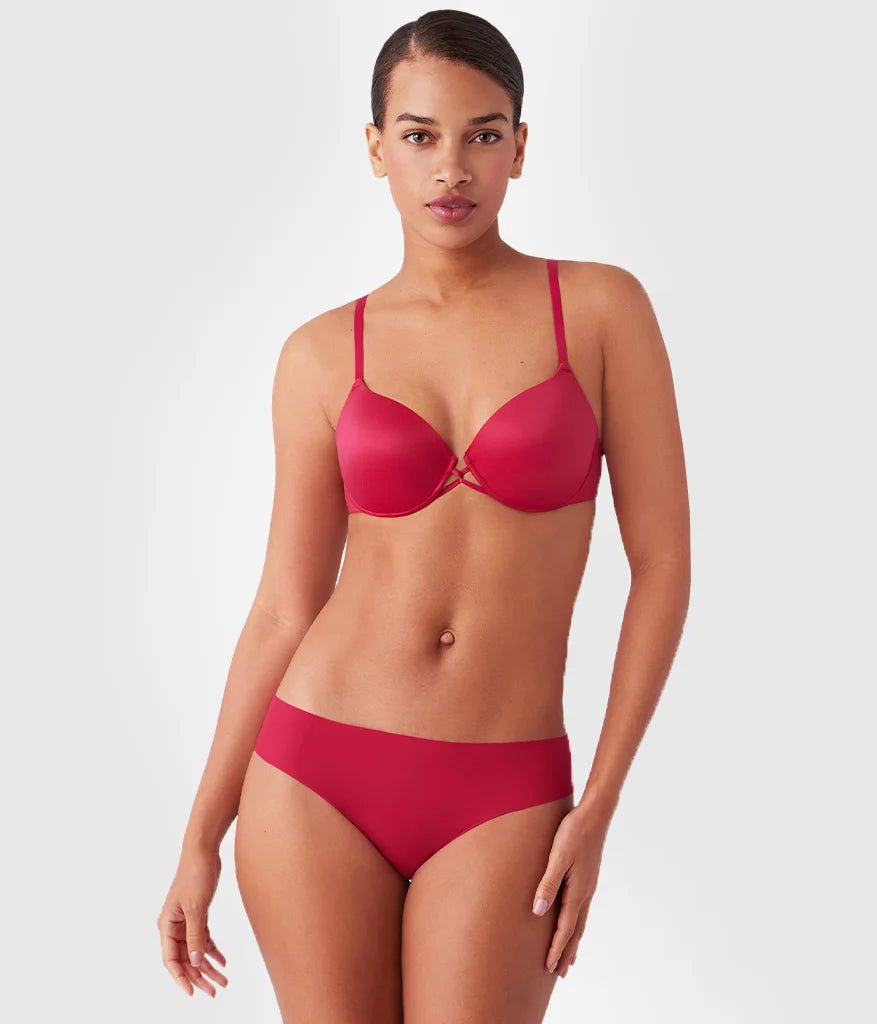 Undercover Plunge T-Shirt Bra: Cerise