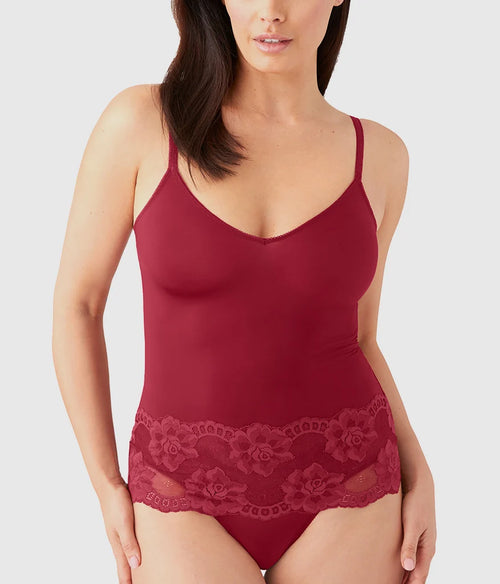 Light and Lacy Cami: Rhubarb