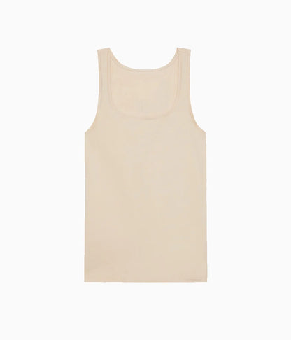 Understated Cotton Tank: Sand