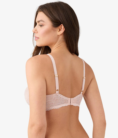 Modern Affair Plunge Underwire Bra: Rose Dust/Angel Wing
