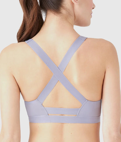 b.active Sport Crop: Lilac Gray