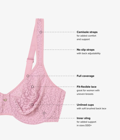High Bar™ Underwire Bra: Lilas