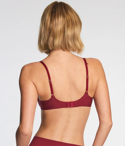 Baseline T-Shirt Bra: Cabernet