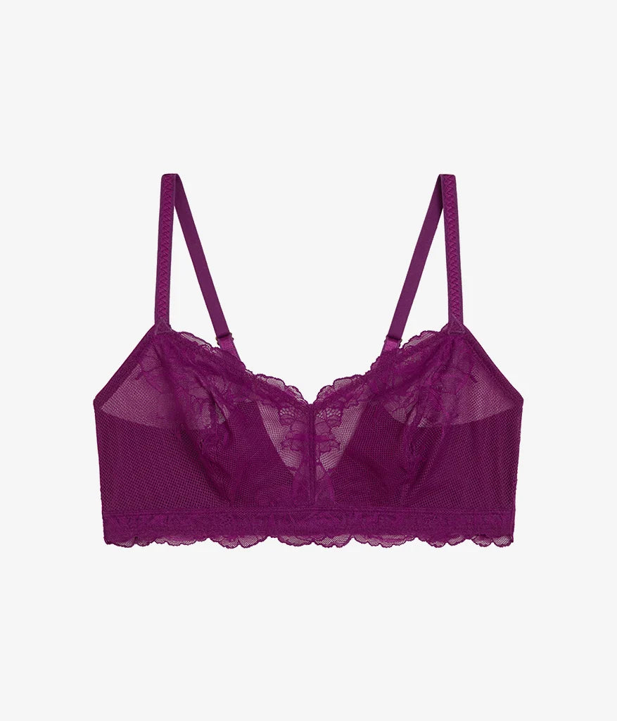Vivid Attraction Bralette: Dark Purple